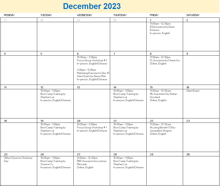 A calendar with many different types of text

Description automatically generated with medium confidence