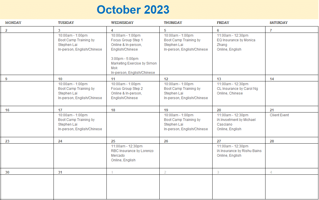 A calendar with text on it

Description automatically generated